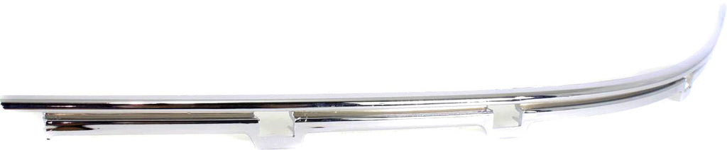 Front Bumper Molding Left Driver Side Chrome For 1997-2000 BMW 5-Series Outer Cover Replacement REPB763704