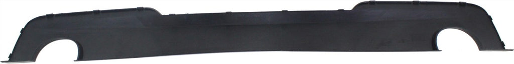 535D/535I 11-16 REAR LOWER VALANCE, Center Cover, Textured, Double Hole, w/ M Package, Sedan