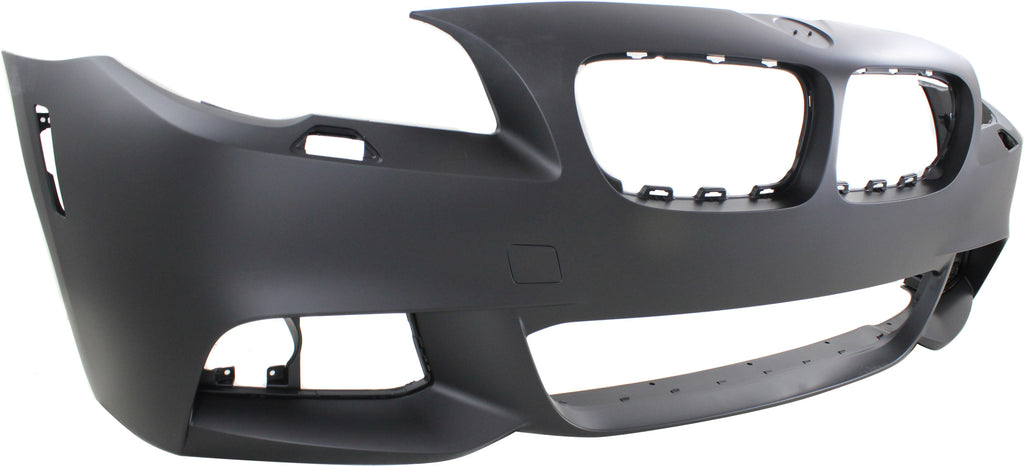 5-SERIES 11-13 FRONT BUMPER COVER, Primed, w/ M Package, w/o Park Distance Control Sensor Holes, (Exc. Hybrid Model), Sedan - CAPA