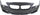 5-SERIES 11-13 FRONT BUMPER COVER, Primed, w/ M Package, w/o Park Distance Control Sensor Holes, (Exc. Hybrid Model), Sedan - CAPA