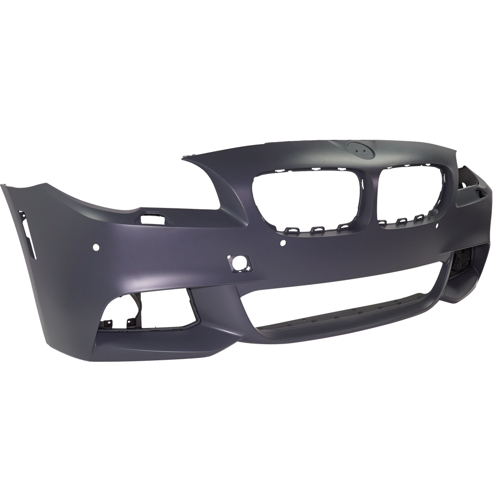 5-SERIES 11-13 FRONT BUMPER COVER, Primed, w/ M Package, w/ Park Distance Control Sensor Holes, w/o Camera Hole, (Exc. Hybrid Model), Sedan - CAPA