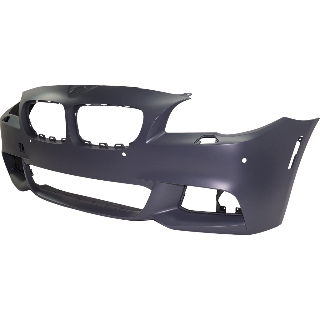 5-SERIES 11-13 FRONT BUMPER COVER, Primed, w/ M Package, w/ Park Distance Control Sensor Holes, w/o Camera Hole, (Exc. Hybrid Model), Sedan - CAPA