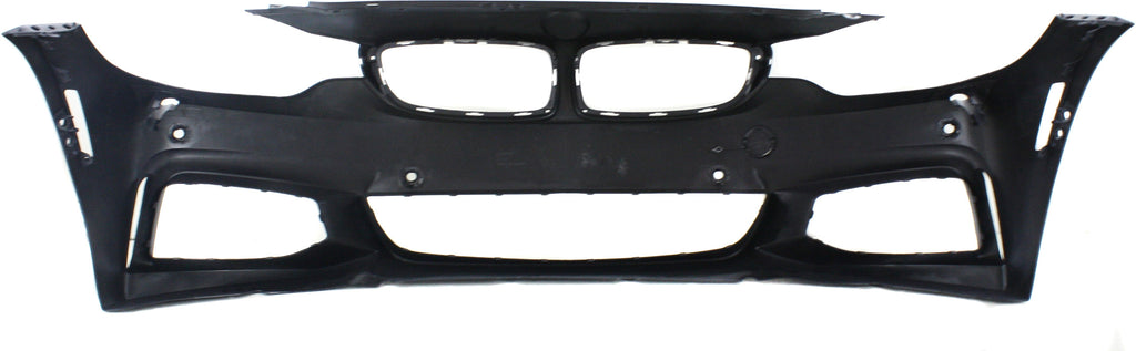 4-SERIES 14-20 FRONT BUMPER COVER, Primed, w/ M Sport Pkg, w/ HLW/Park Assist Snsr/PDC Snsr Holes/Cam