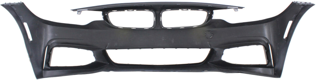 4-SERIES 14-20 FRONT BUMPER COVER, Primed, w/ M Sport Pkg, w/o HLW and PDC Snsr Holes