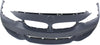 4-SERIES 14-20 FRONT BUMPER COVER, Primed, w/ M Sport Pkg, w/o HLW Holes, w/ Park Assist Snsr/PDC Snsr Holes/Cam