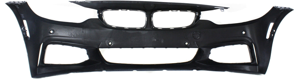 4-SERIES 14-20 FRONT BUMPER COVER, Primed, w/ M Sport Pkg, w/o HLW Holes, w/ Park Assist Snsr/PDC Snsr Holes/Cam