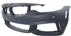 4-SERIES 14-20 FRONT BUMPER COVER, Primed, w/ M Sport Line, w/o HLW Holes and Cam, w/ Park Assist Snsr/PDC Snsr Holes