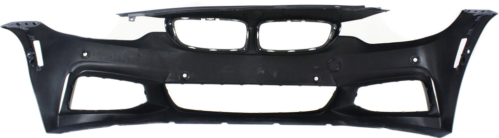 4-SERIES 14-20 FRONT BUMPER COVER, Primed, w/ M Sport Line, w/o HLW Holes and Cam, w/ Park Assist Snsr/PDC Snsr Holes