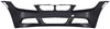 PARTS OASIS New Aftermarket BM1000248 Front Bumper Cover Primed Replacement For BMW 3-Series 2006 2007 2008 2009 2010 2011 2012 With M Pkg Without HLW and PDC Sensor Holes (Sedan 06-11) | (Wagon 06-12) Replaces OE 51118049252