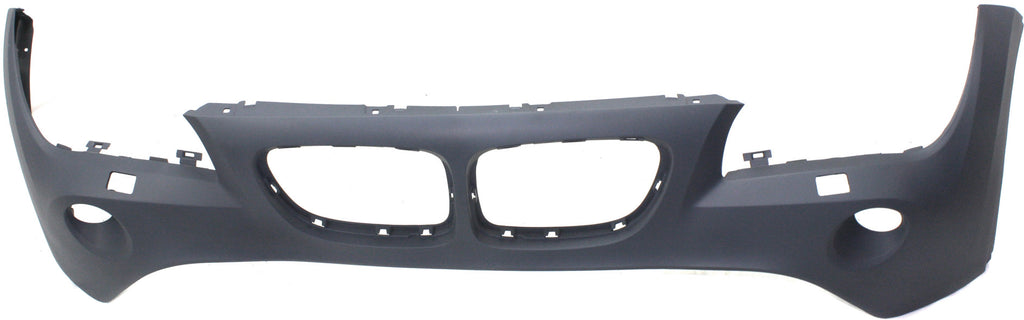 X1 12-12 FRONT BUMPER COVER, Primed, w/o M Sport Line, w/ Headlight Washer Holes
