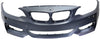 2-SERIES 14-21 FRONT BUMPER COVER, Primed, w/ M Sport Pkg, w/ Headlight Washer Holes, w/ Park Distance Control Sensor Holes, w/o Park Assist Sensor Holes, (230i, 17-17/228i, Conv)/Cpe