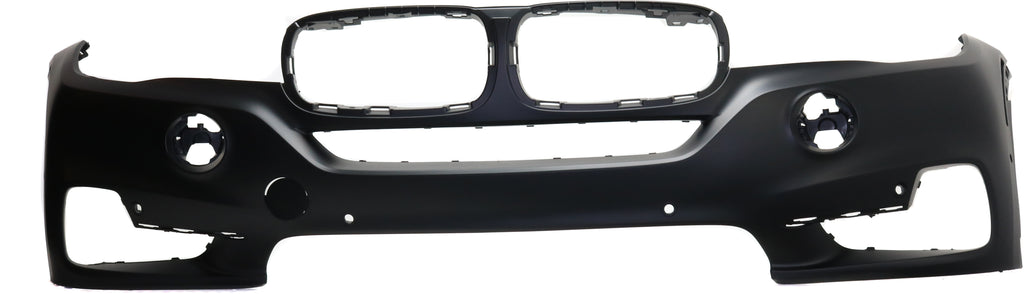 X5 14-18 FRONT BUMPER COVER, Primed, w/o M Sport Line, w/o HLW Holes/Night Vision/Surround View/LED FL, w/ IPAS Holes