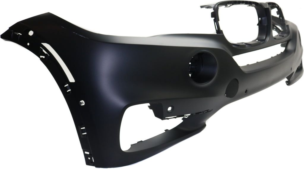 X5 14-18 FRONT BUMPER COVER, Primed, w/o M Sport Line, w/o HLW Holes/Night Vision/Surround View/LED FL, w/ IPAS Holes