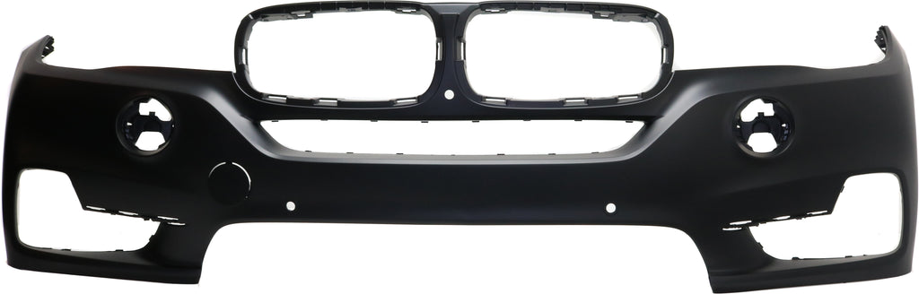 X5 14-18 FRONT BUMPER COVER, Primed, w/o M Sport Line, w/o HLW/IPAS Holes/Night Vision, w/ Surround View