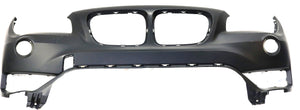 X1 13-15 FRONT BUMPER COVER, Primed, w/o M Sportline, w/o HLW Holes - CAPA