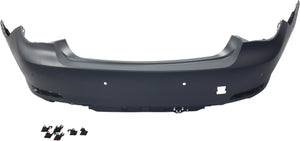 PARTS OASIS New Aftermarket BM1100198 Rear Bumper Cover Primed Replacement For BMW 7-Series 2009 2010 2011 2012 Without M Pkg With PDC Sensor Holes (Non-Hybrid 2009 2010 2011 2012 | Hybrid -2011 - 2012) Replaces OE 51127209926