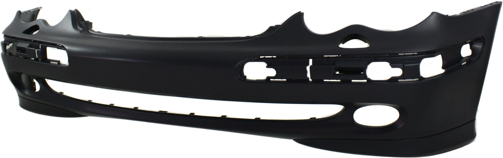 C-CLASS 01-07 FRONT BUMPER COVER, Gry, w/ Avantgarde Pkg, w/o AMG Styling Pkg, w/ HLW Holes, Sdn/Wgn