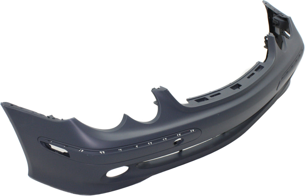 CLK-CLASS 03-09 FRONT BUMPER COVER, Primed, w/o AMG Styling Pkg, w/o H/L Washer and Parktronic Holes