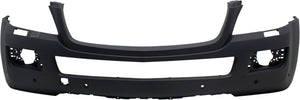 GL-CLASS 07-12 FRONT BUMPER COVER, Prmd, w/ Parktronic and Headlight Washer Holes, w/o Curve Lighting