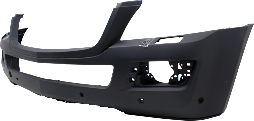 GL-CLASS 07-12 FRONT BUMPER COVER, Prmd, w/ Parktronic and Headlight Washer Holes, w/o Curve Lighting