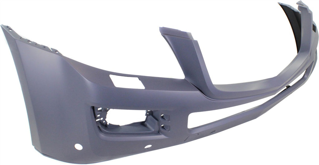 GL-CLASS 07-12 FRONT BUMPER COVER, Prmd, w/ Parktronic and Headlight Washer Holes, w/ Curve Lighting