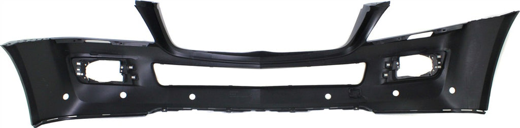 GL-CLASS 07-12 FRONT BUMPER COVER, Prmd, w/ Parktronic and Headlight Washer Holes, w/ Curve Lighting