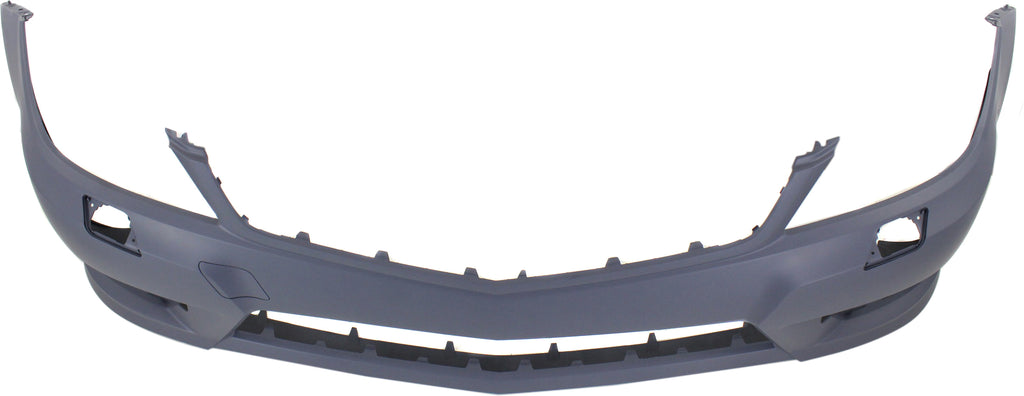C-CLASS 12-15 FRONT BUMPER COVER, Prmd, w/ AMG Styling Pkg, w/ HLW Hole, w/o Ptronic Holes, w/o Side Marker Light Holes, (Exc. C63 AMG Model), Cpe/(Sdn 12-14)