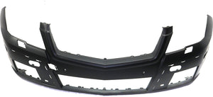 GLK350 10-12 FRONT BUMPER COVER, Prmd, w/o AMG Styling Pkg, w/ OOR Pkg, w/ HLW and Parktronic Holes - CAPA