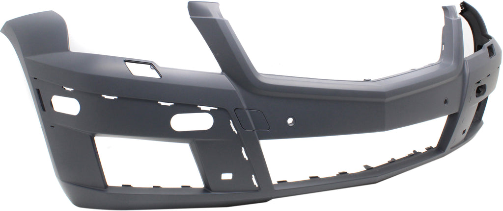 GLK350 10-12 FRONT BUMPER COVER, Prmd, w/o AMG Styling Pkg, w/ OOR Pkg, w/ HLW and Parktronic Holes