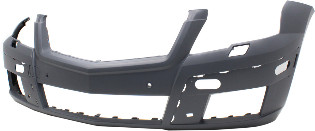 GLK350 10-12 FRONT BUMPER COVER, Prmd, w/o AMG Styling Pkg, w/ OOR Pkg, w/ HLW and Parktronic Holes
