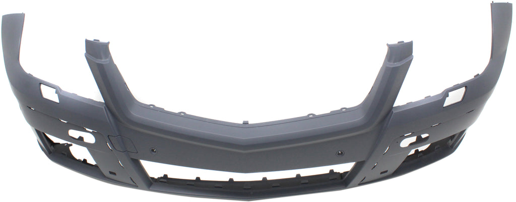 GLK350 10-12 FRONT BUMPER COVER, Prmd, w/o AMG Styling Pkg, w/ OOR Pkg, w/ HLW and Parktronic Holes