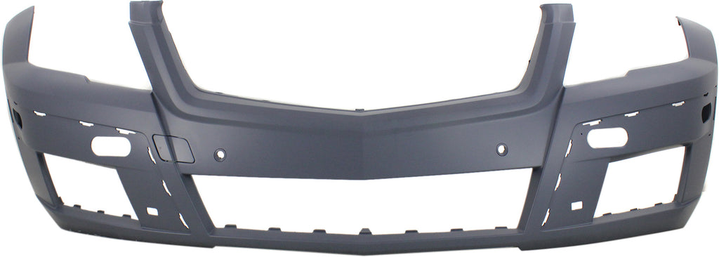 GLK-CLASS 10-12 FRONT BUMPER COVER, Prmd, w/o HLW Holes, w/ Parktronic Holes