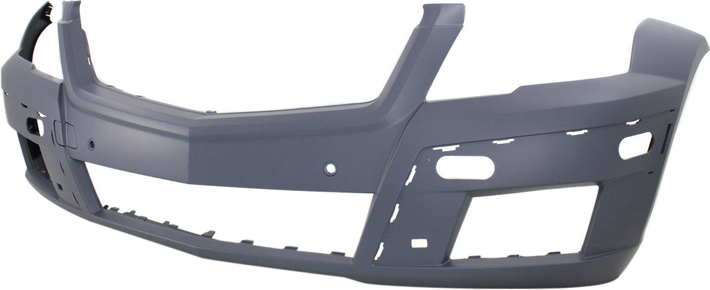 GLK-CLASS 10-12 FRONT BUMPER COVER, Prmd, w/o HLW Holes, w/ Parktronic Holes