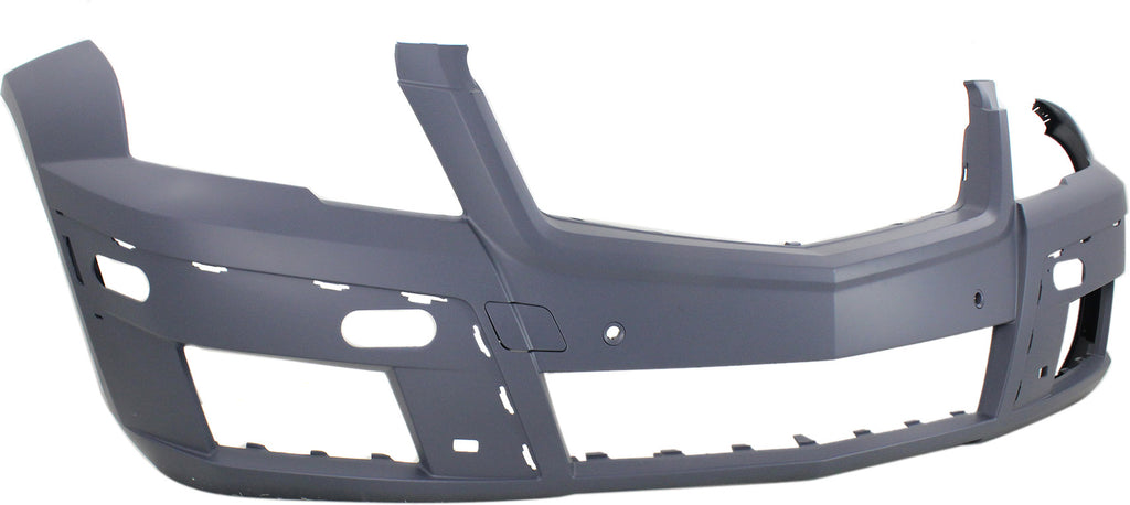 GLK-CLASS 10-12 FRONT BUMPER COVER, Prmd, w/o HLW Holes, w/ Parktronic Holes