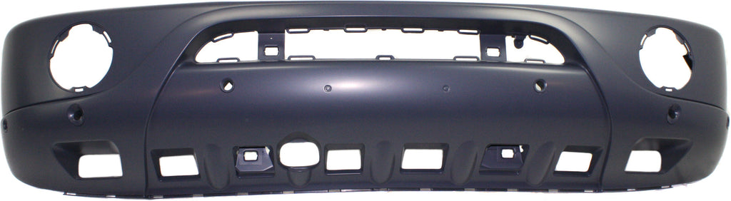 M-CLASS 02-05 FRONT BUMPER COVER, Primed, w/o HLW Holes, w/ Parktronic Holes, w/ Round Fog Lights