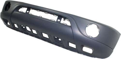M-CLASS 01-05 FRONT BUMPER COVER, Primed, w/o HLW and Parktronic Holes, w/ Round Fog Lights