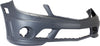 C63 AMG 08-11 FRONT BUMPER COVER, Primed, w/ Headlight Washer Holes, w/o Parktronic Holes