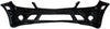 C63 AMG 08-11 FRONT BUMPER COVER, Primed, w/ Headlight Washer Holes, w/o Parktronic Holes