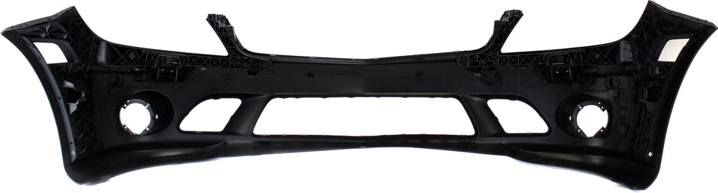C63 AMG 08-11 FRONT BUMPER COVER, Primed, w/ Headlight Washer Holes, w/o Parktronic Holes