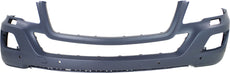 PARTS OASIS New Aftermarket MB1000293C Front Bumper Cover Primed - CAPA Replacement For Mercedes Benz M-CLASS 2009 2010 2011 Without Sport Pkg With HLW and Parktronic Holes Replaces OE 1648803340