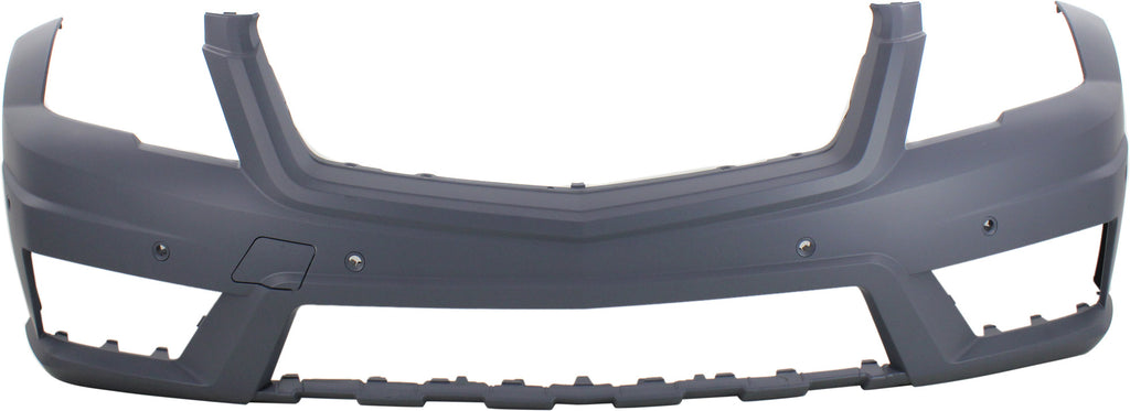 GLK350 10-12 FRONT BUMPER COVER, Prmd, w/ AMG Styling Pkg, w/o HLW Holes, w/ Parktronic Holes