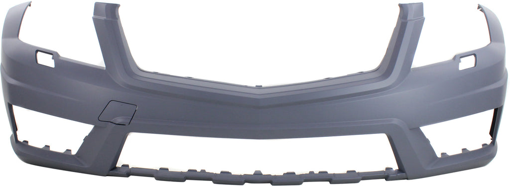 GLK-CLASS 10-12 FRONT BUMPER COVER, Prmd, w/ AMG Styling Pkg, w/ HLW Holes, w/o Parktronic Holes