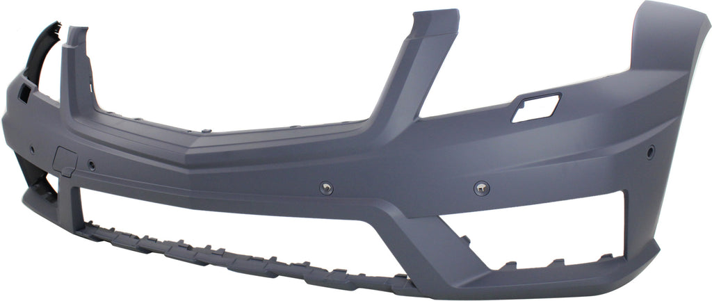 GLK-CLASS 10-12 FRONT BUMPER COVER, Prmd, w/ AMG Styling Pkg, w/ HLW and Parktronic Holes