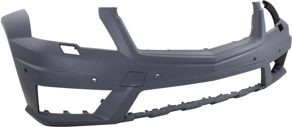 GLK-CLASS 10-12 FRONT BUMPER COVER, Prmd, w/ AMG Styling Pkg, w/ HLW and Parktronic Holes