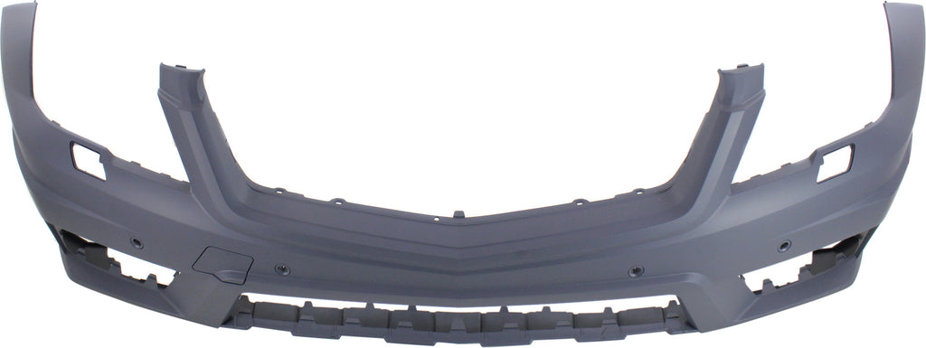 GLK-CLASS 10-12 FRONT BUMPER COVER, Prmd, w/ AMG Styling Pkg, w/ HLW and Parktronic Holes