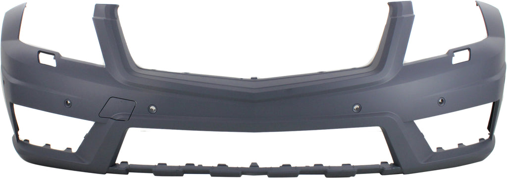 GLK-CLASS 10-12 FRONT BUMPER COVER, Prmd, w/ AMG Styling Pkg, w/ HLW and Parktronic Holes