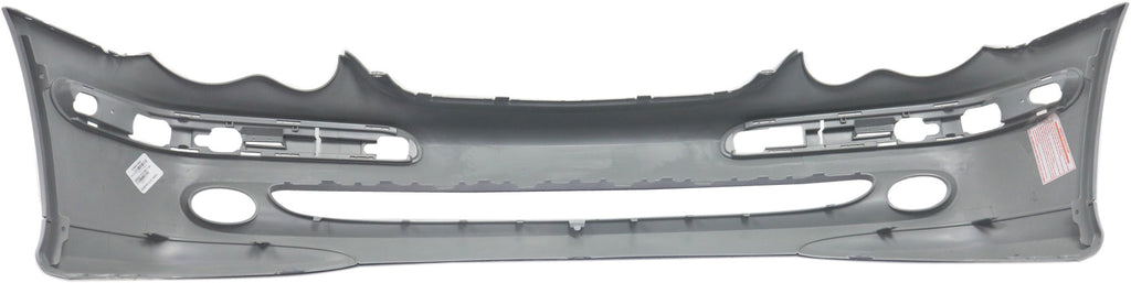 C-CLASS 01-07 FRONT BUMPER COVER, Prmd, w/ Avantgarde Pkg, w/o AMG Styling Pkg, w/o HLW Holes, Sdn/Wgn