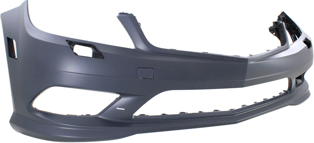 C300/C350 08-11 FRONT BUMPER COVER, Prmd, w/ AMG Pkg, w/ HLW Holes, w/o Ptronic Holes, w/ DRL