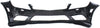 C300/C350 08-11 FRONT BUMPER COVER, Prmd, w/ AMG Pkg, w/ HLW Holes, w/o Ptronic Holes, w/ DRL