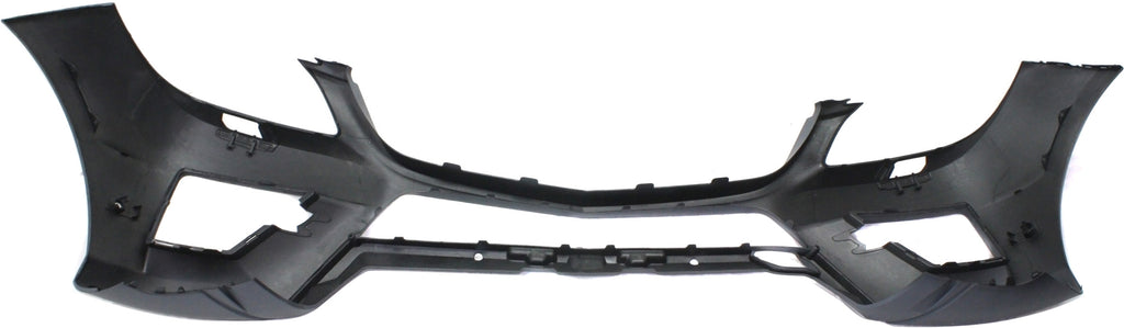PARTS OASIS New Aftermarket MB1000381 Front Bumper Cover Primed Replacement For Mercedes Benz ML350 | ML550 2012 2013 2014 With AMG Styling Pkg With HLW and Park Tronic Hole Replaces OE 16688549259999